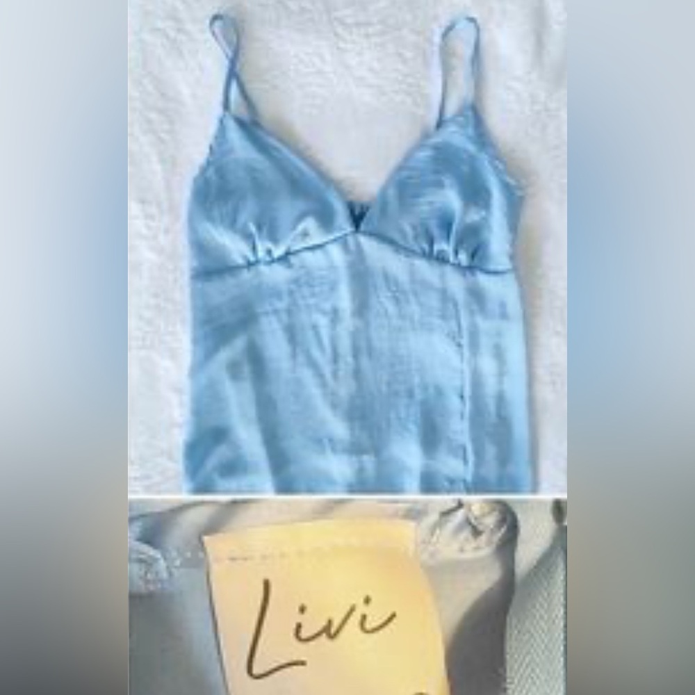 LIVI Olivia Rae slip dress/nighty spaghetti strap half zip size XL women’s